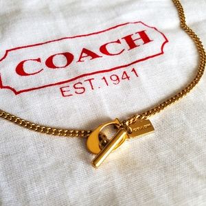 Gold Coach Chain Necklace